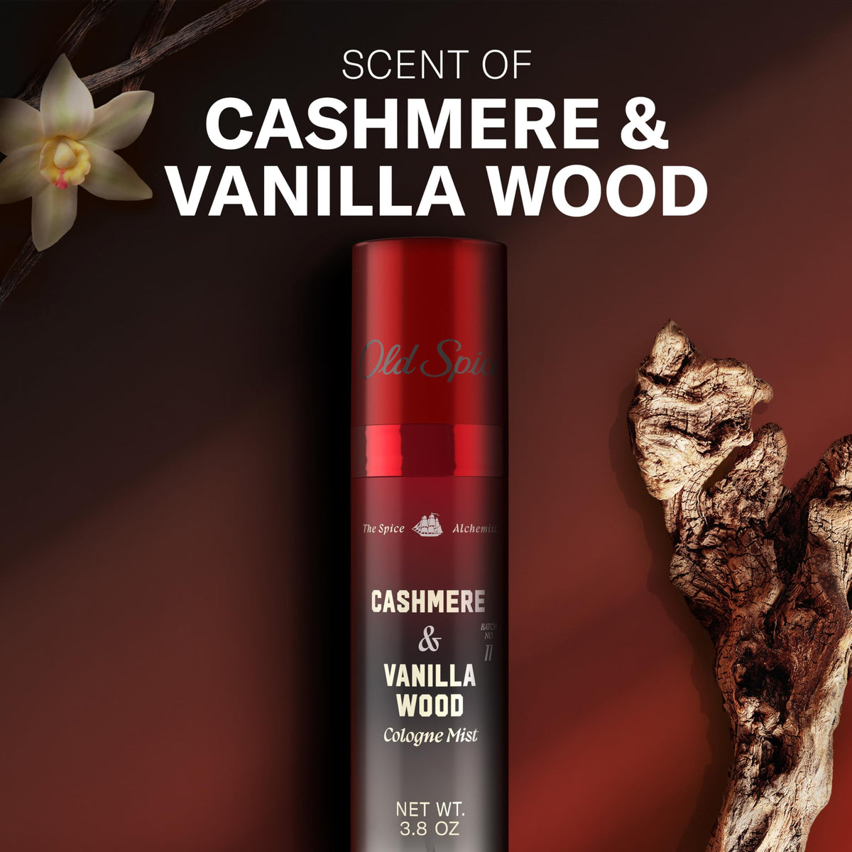 Old Spice Cologne Mist for Men, Cashmere + Vanilla Wood lifestyle scene