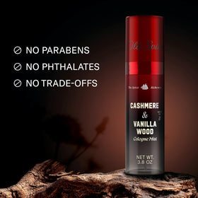 Old Spice Cologne Mist for Men, Cashmere + Vanilla Wood packaging