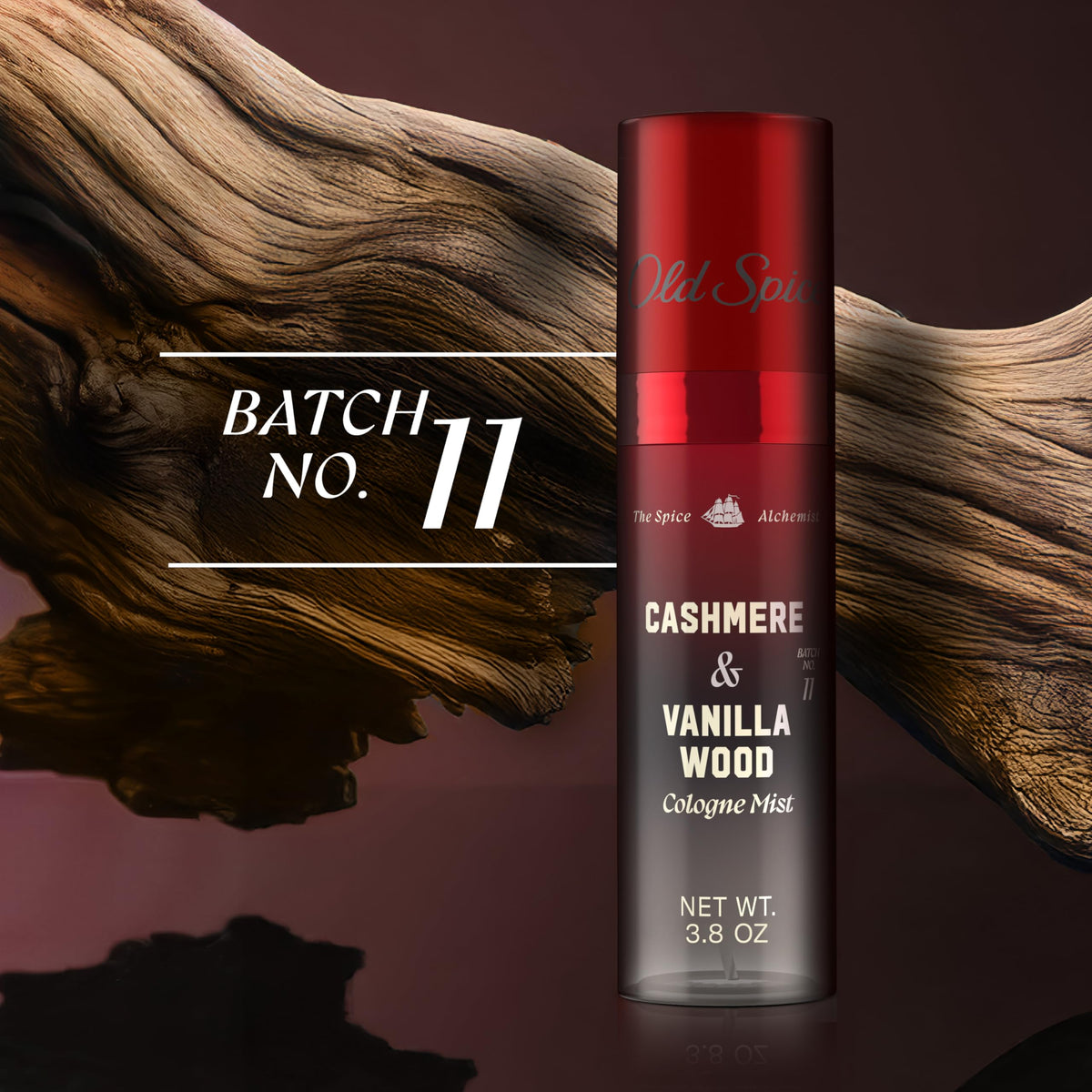 Old Spice Cologne Mist for Men, Cashmere + Vanilla Wood with other grooming products