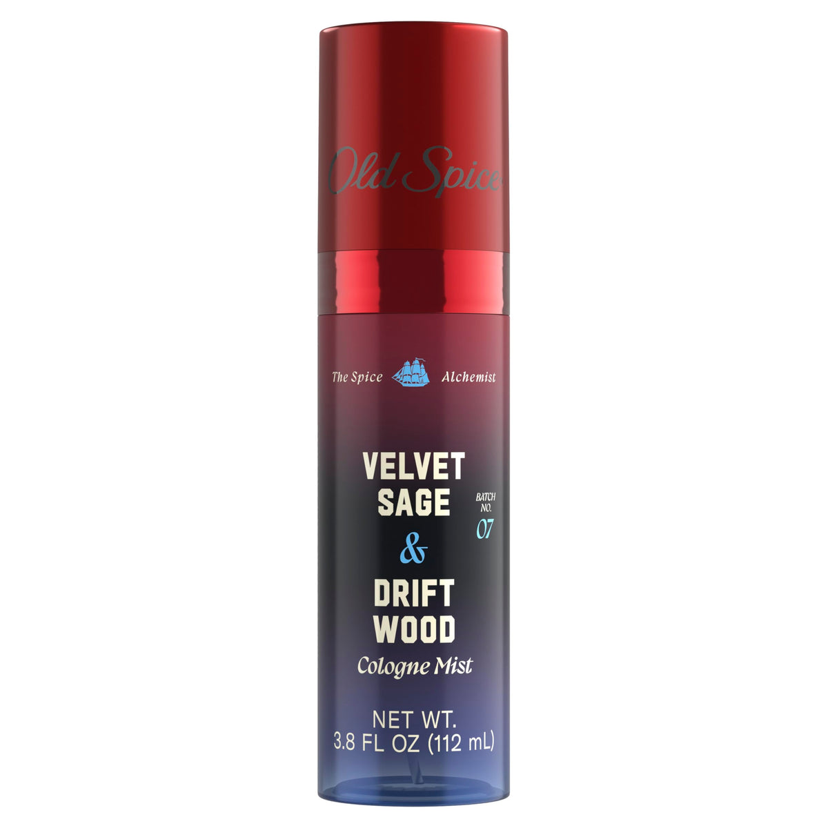 Old Spice Cologne Mist Velvet Sage + Driftwood front view
