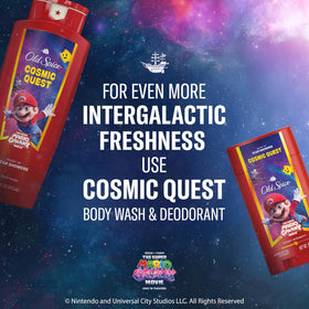 Old Spice Cosmic Quest Deodorant Body Spray in a hand