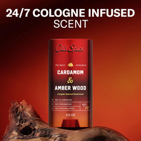 Old Spice Deodorant 3.0 oz packaging side view