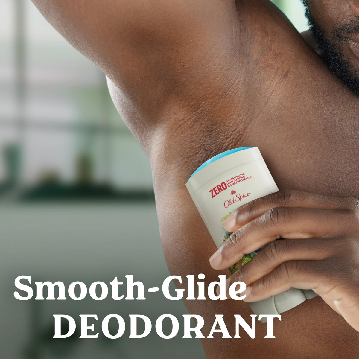 Old Spice Deodorant Alpine scent close-up