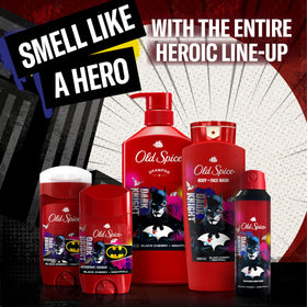 Old Spice deodorant product packaging close-up