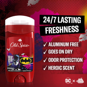 Old Spice Deodorant stick side view showing packaging details