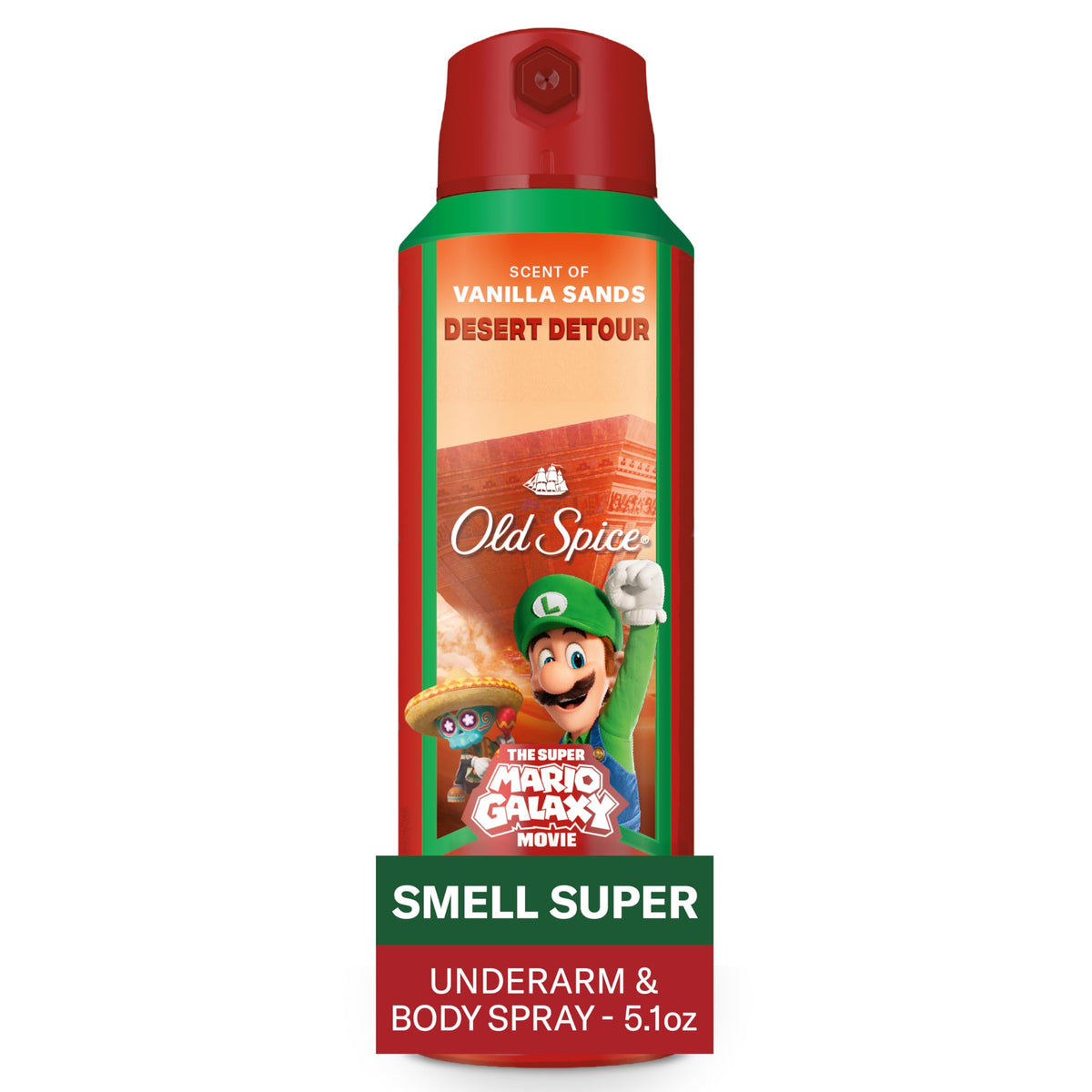 Old Spice Desert Detour Body Spray front view, 5.1 oz
