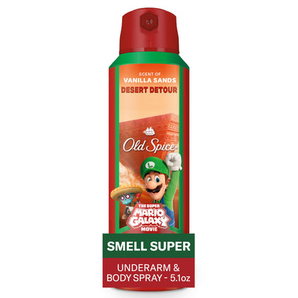 Old Spice Desert Detour Body Spray front view, 5.1 oz
