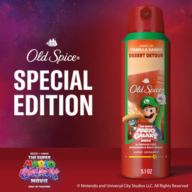 Old Spice Desert Detour Body Spray in a lifestyle setting