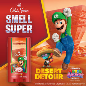 Old Spice Desert Detour Deodorant back view with ingredient list