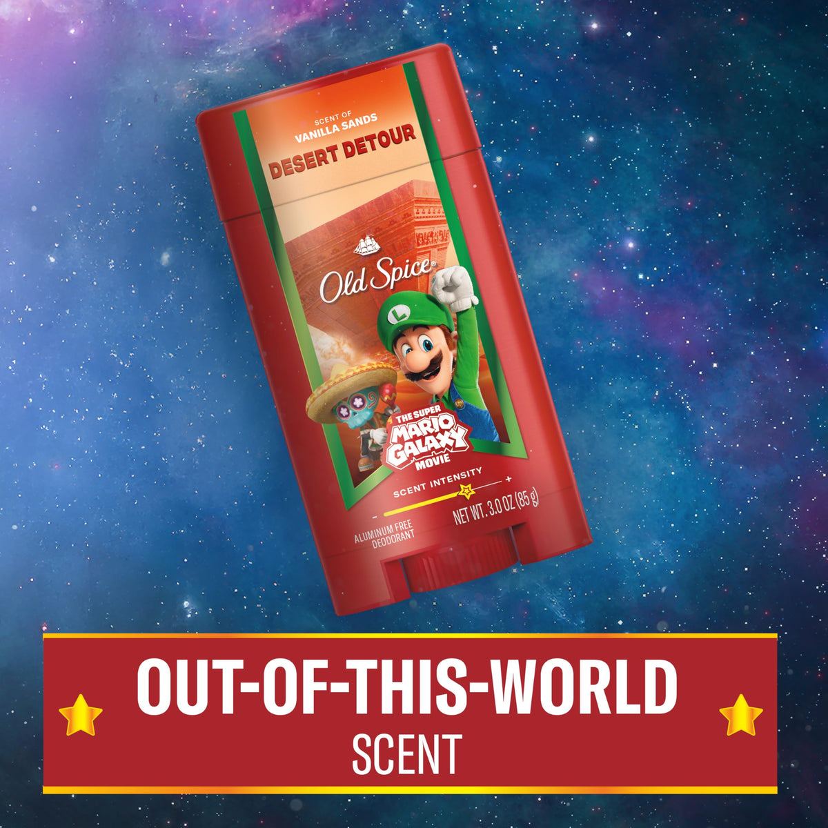 Old Spice Desert Detour Deodorant in lifestyle setting