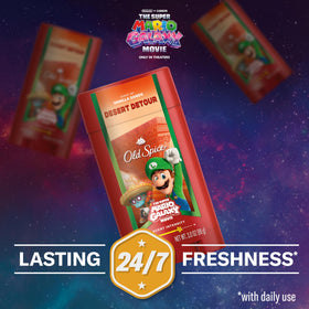 Old Spice Desert Detour Deodorant with Super Mario Galaxy theme