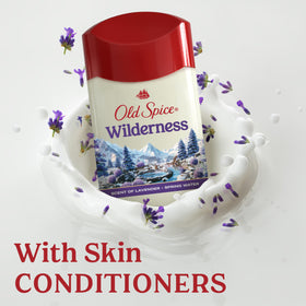 Old Spice Dry Feel Antiperspirant Deodorant with nature background