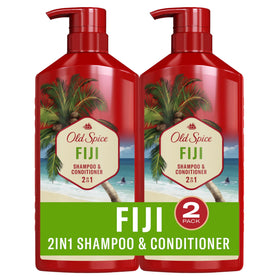 Old Spice Fiji 2-in-1 Shampoo and Conditioner Set front view