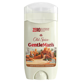 Old Spice GentleMan's Aluminum Free Deodorant front view, Brown Sugar + Cocoa Butter scent