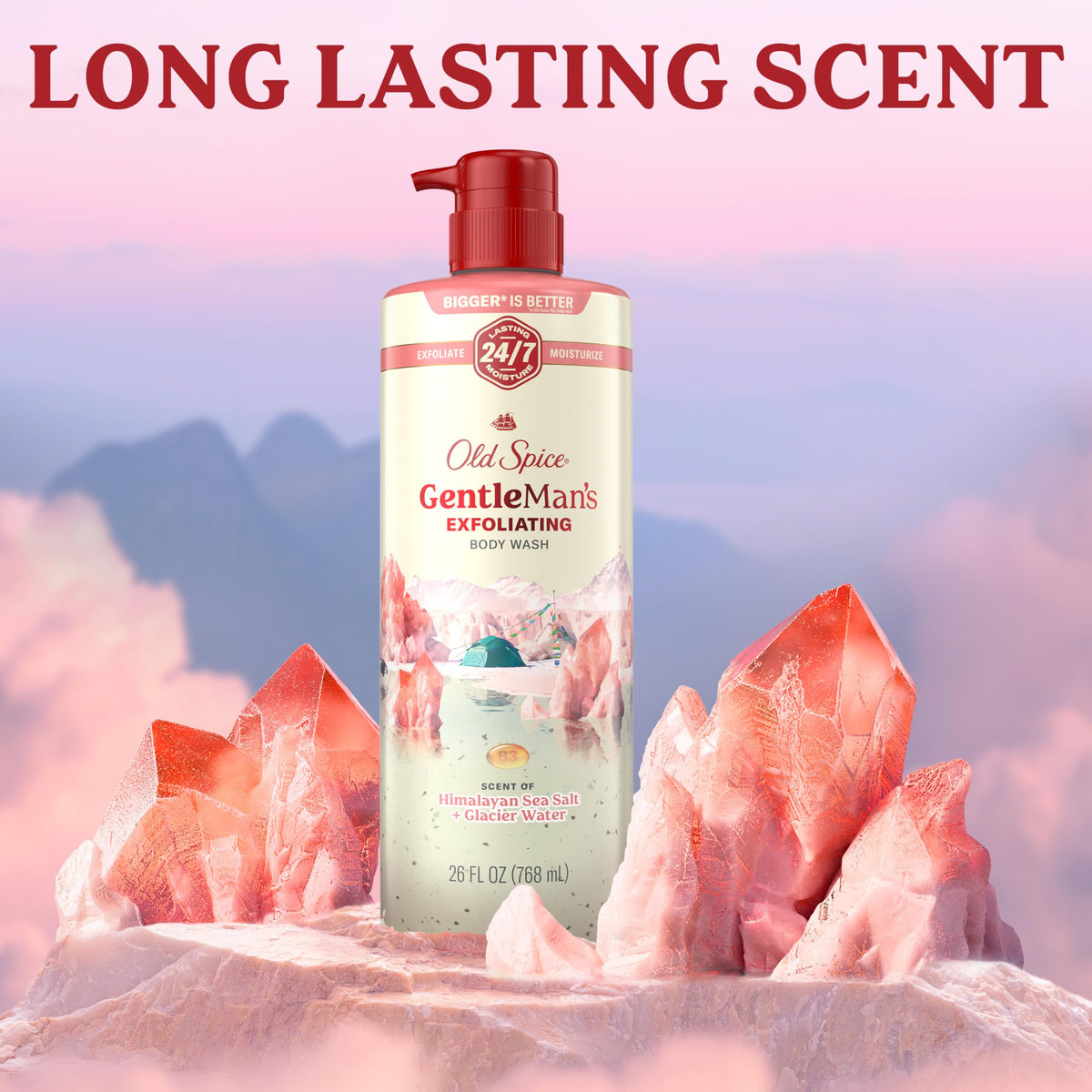 Old Spice GentleMan's Body Wash in shower setting