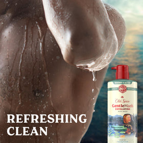 Old Spice GentleMan's Body Wash packaging with label