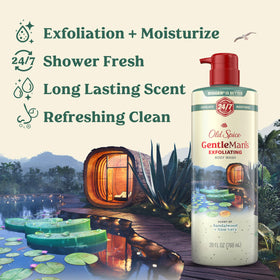 Old Spice GentleMan's Body Wash sandalwood and aloe vera scent