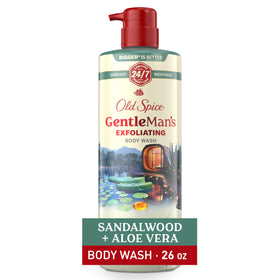 Old Spice GentleMan's Exfoliating Body Wash 26 oz front view