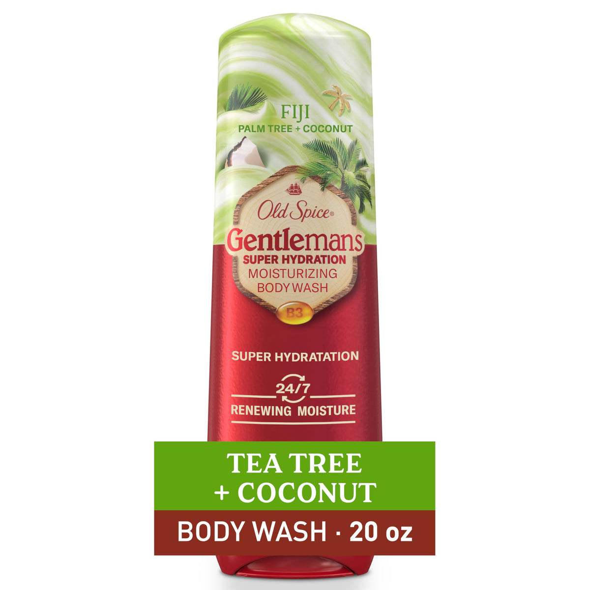 Old Spice GentleMan’s Super Hydration Body Wash 20 oz front view