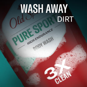 Old Spice High Endurance Body Wash for Men 24 oz side view