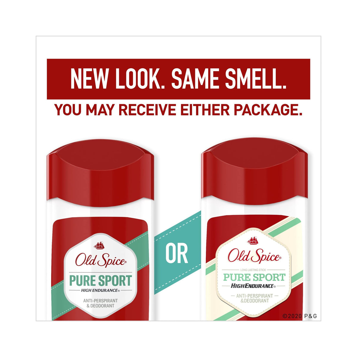 Old Spice High Endurance Deodorant Stick Pure Sport application