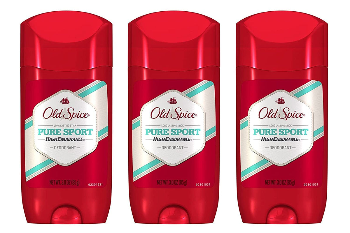 Old Spice High Endurance Pure Sport Scent Deodorant front view