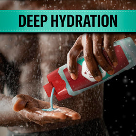Old Spice Hydro Wash Body Wash side view, lemon lime scent