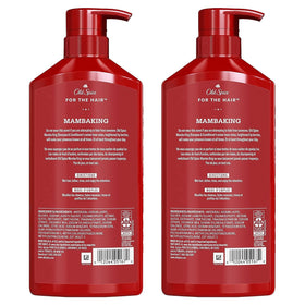 Old Spice MambaKing 2-in-1 Shampoo and Conditioner back view