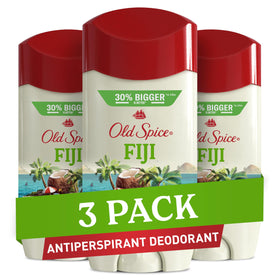 Old Spice Men's Antiperspirant Fiji scent front view, 3.4 oz