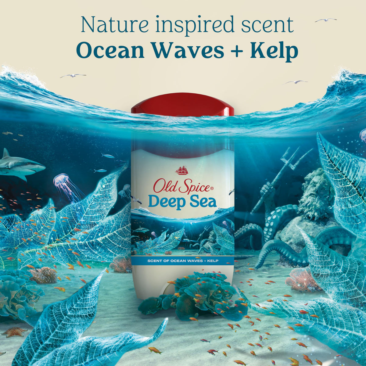 Old Spice Men's Antiperspirant showing ingredients list