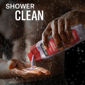Old Spice Moisturizing Body Wash 2-in-1 feature highlighted