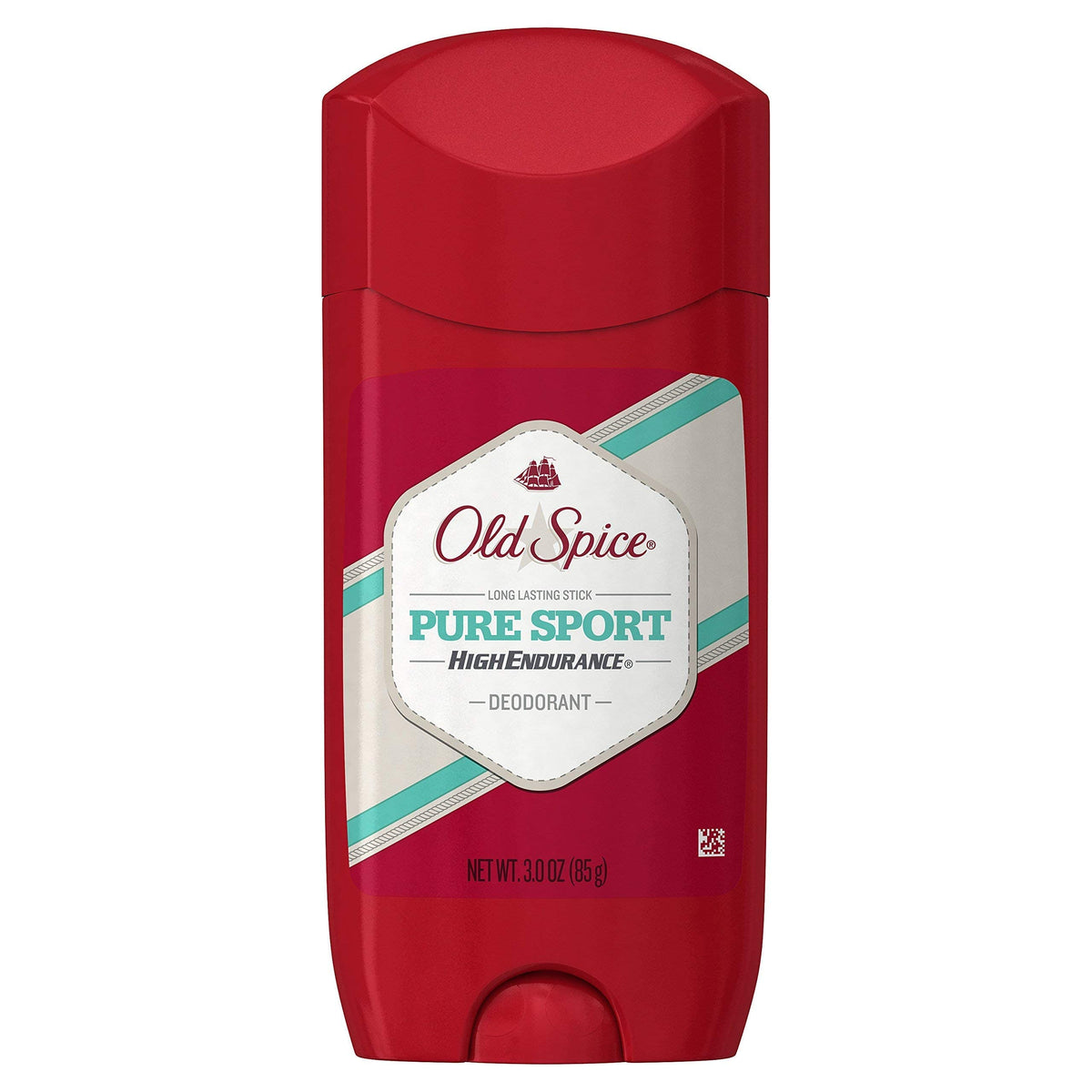 Old Spice Pure Sport Scent Deodorant with a backdrop of outdoor activity