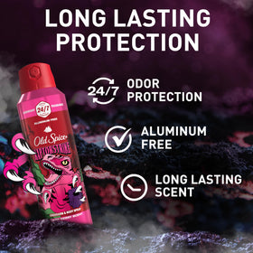 Old Spice Raptorstrike Body Spray 5.1 oz back view