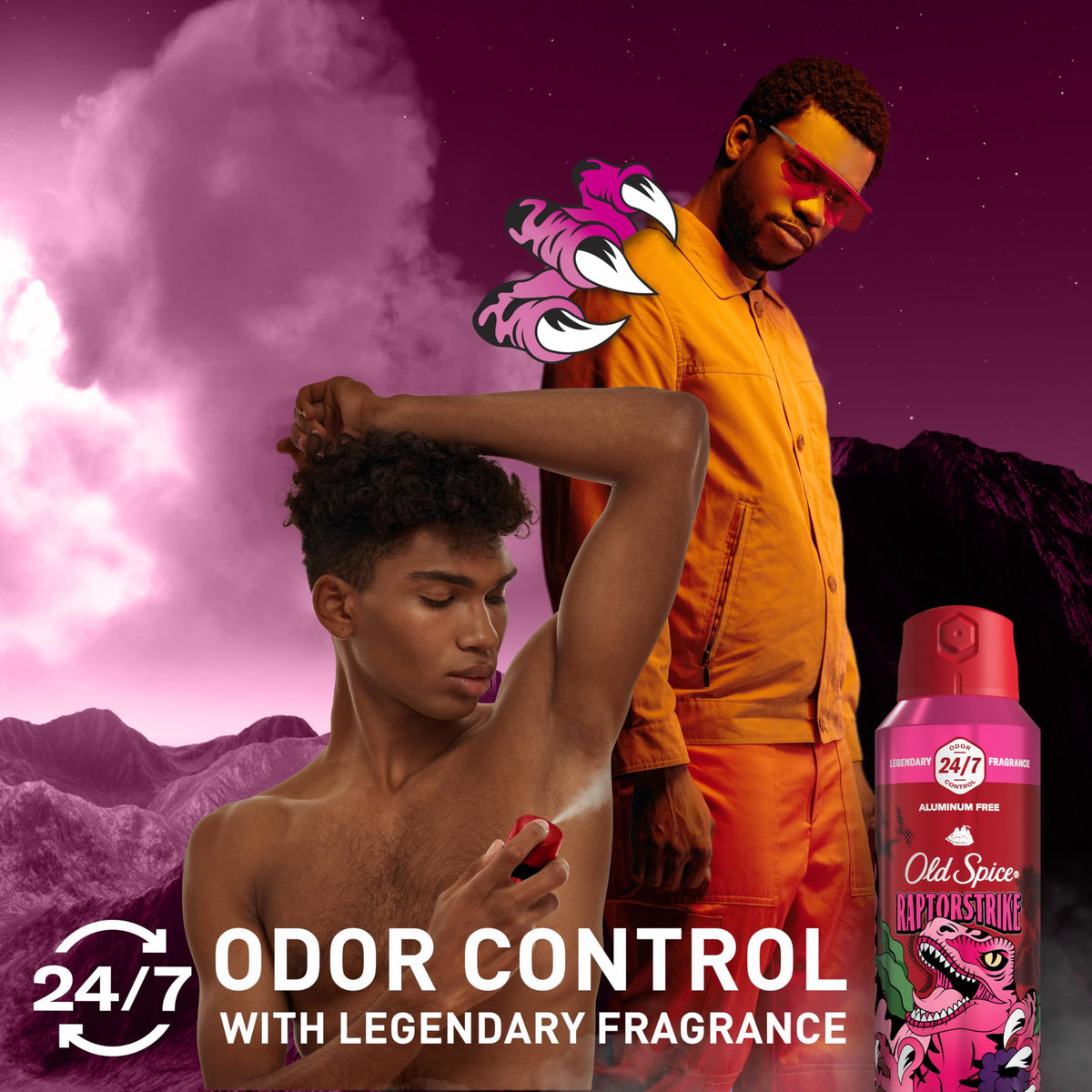 Old Spice Raptorstrike Body Spray packaging