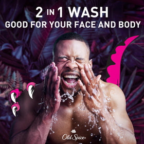 Old Spice Raptorstrike Body Wash back label showing ingredients