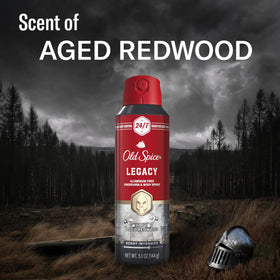 Old Spice Red Collection products displayed together