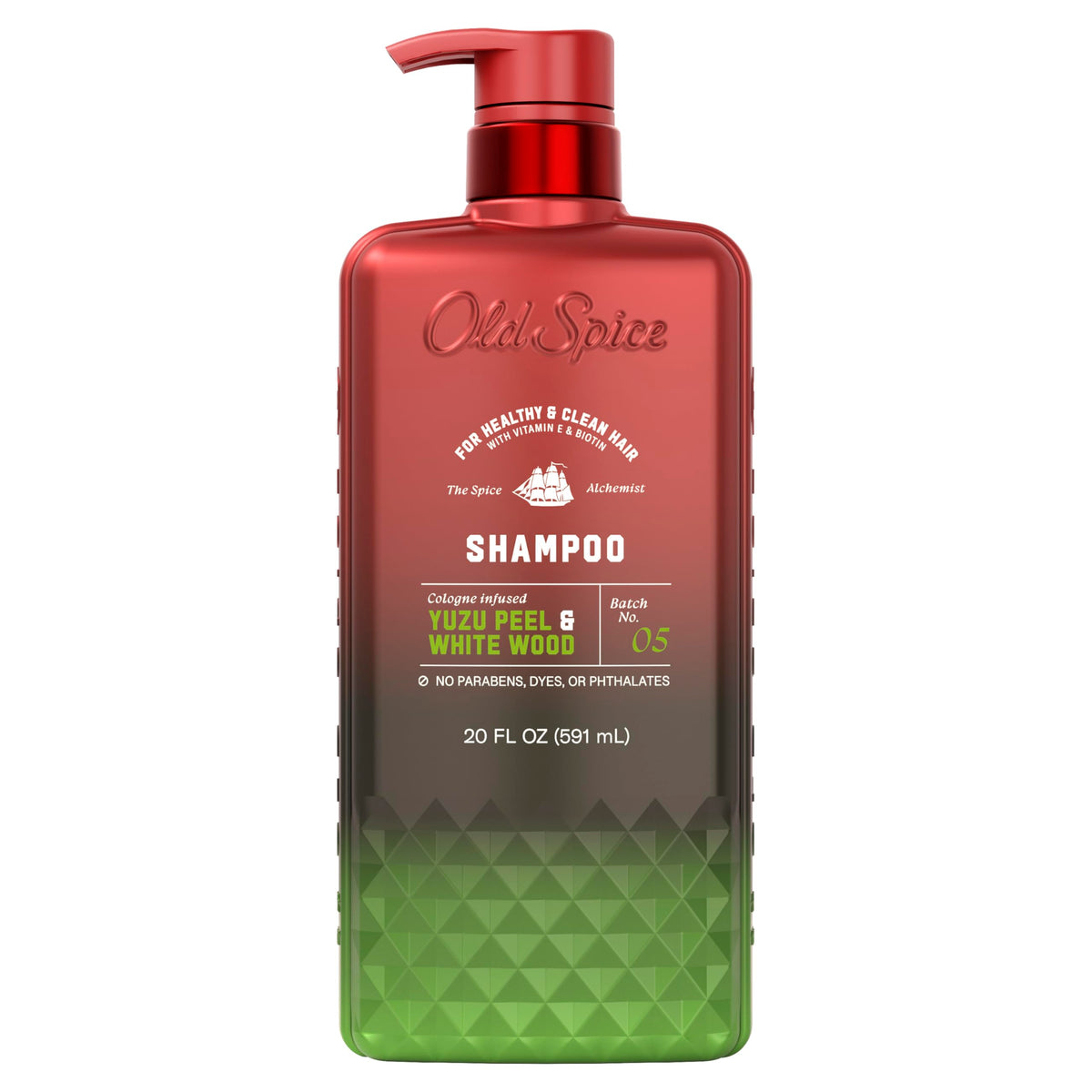 Old Spice Shampoo displayed with matching body wash