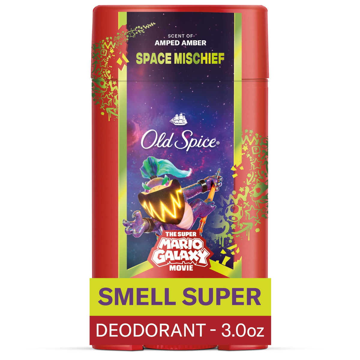 Old Spice Space Mischief Deodorant 3.0 oz front view