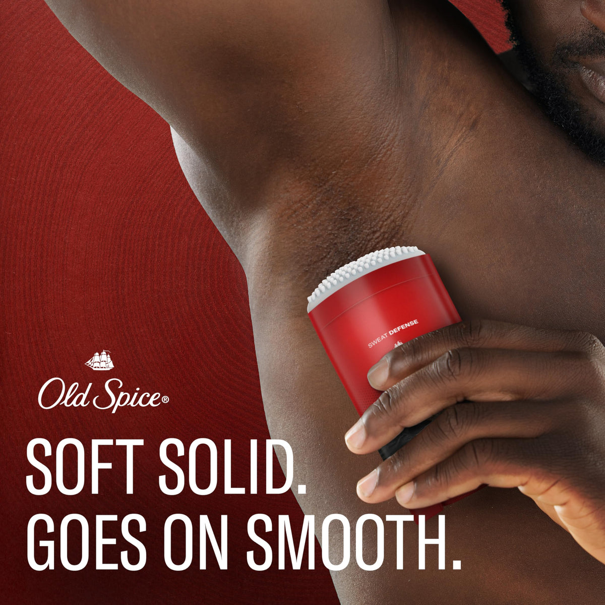 Old Spice Swagger Antiperspirant close-up of solid stick