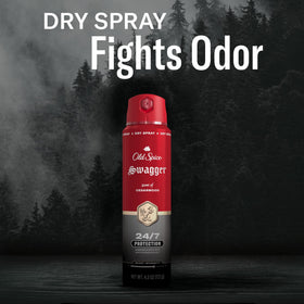 Old Spice Swagger Antiperspirant Deodorant Spray application demonstration