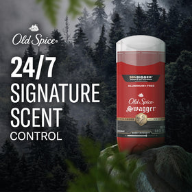 Old Spice Swagger Deodorant showing cedarwood scent