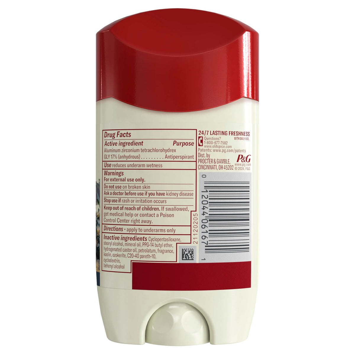 Old Spice Thunder Rain Antiperspirant Deodorant close-up