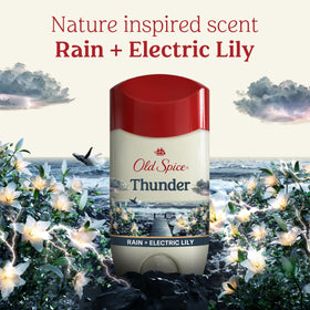 Old Spice Thunder Rain Antiperspirant Deodorant lifestyle use