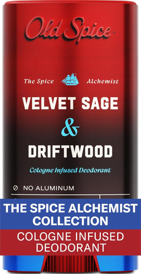 Old Spice Velvet Sage + Driftwood Deodorant front view