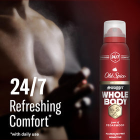 Old Spice Whole Body Deodorant Swagger 141g application demonstration