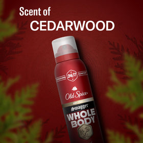 Old Spice Whole Body Deodorant Swagger 141g close-up of spray nozzle