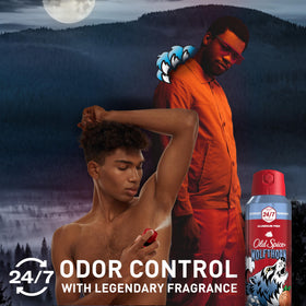 Old Spice Wolfthorn Body Spray 5.1 oz back view
