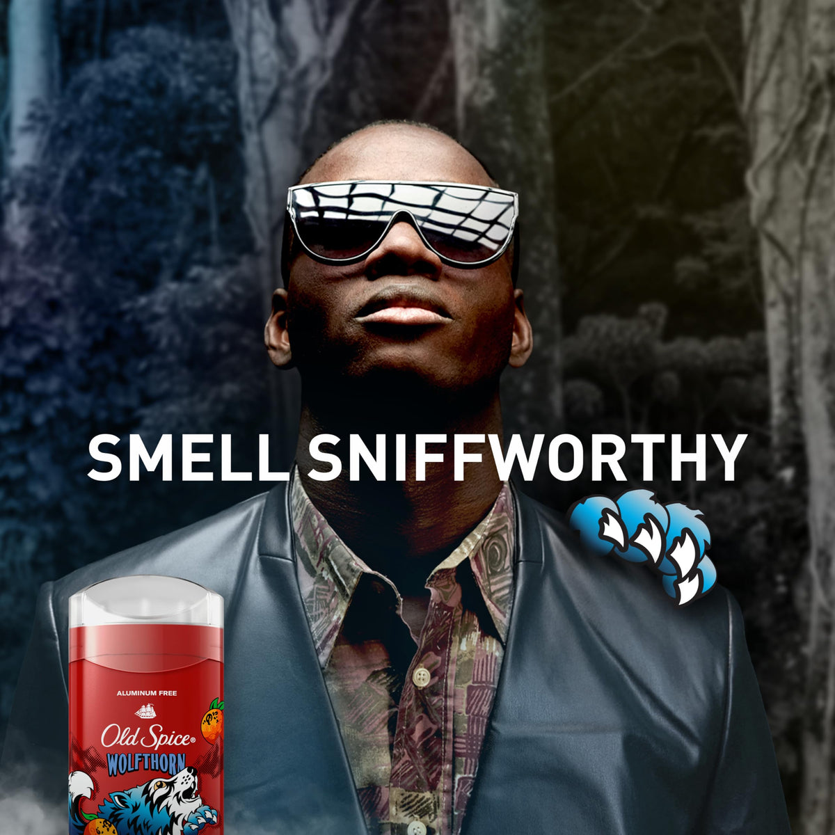 Old Spice Wolfthorn Deodorant in lifestyle setting
