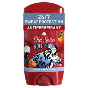 Old Spice Wolfthorn Invisible Solid Antiperspirant Deodorant front view