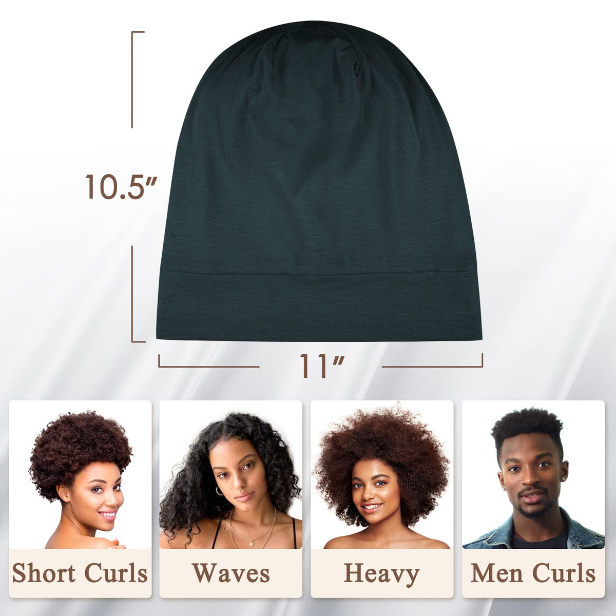 OLESILK 100% Mulberry Silk Bonnet side view